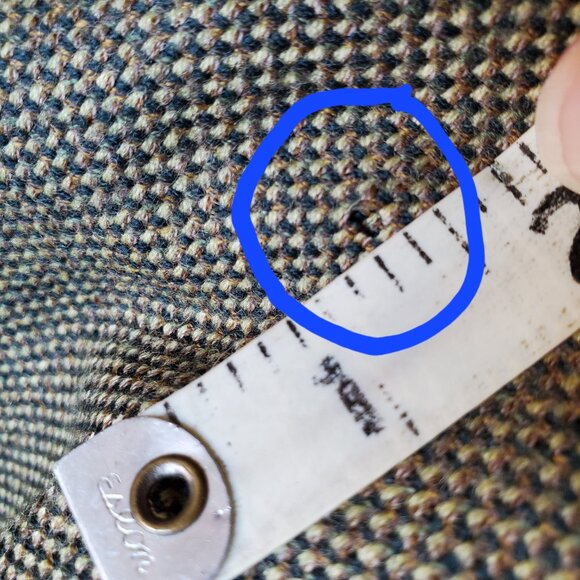 Oscar de la Renta Wool Sleeveless Princess Dress, Medium Green, Size 12 - Picture 10 of 10